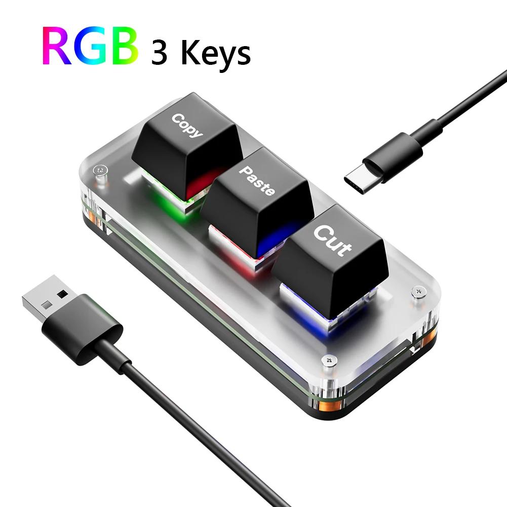 RGB ̴   ٿֱ Ű, 3 Ű ũ Űе, USB CŸ ӿ  Ű, ȸ ۾ Ǵ  ӿ